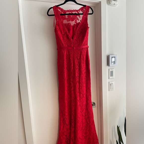 PRONOVIAS Barcelona- red cocktail gown - Picture 4 of 7